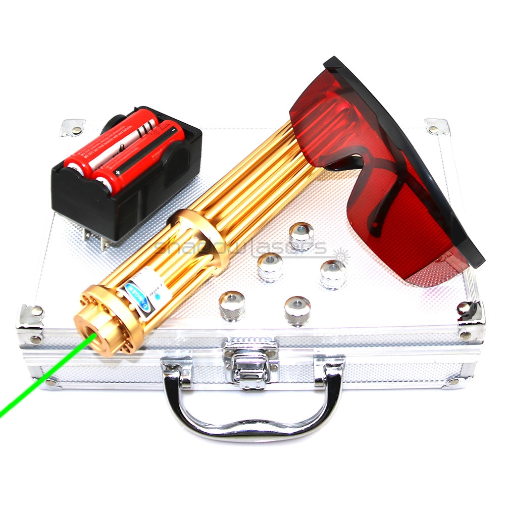''Shadowlasers "GX3-II 520nm Green Laser Pointer Burning