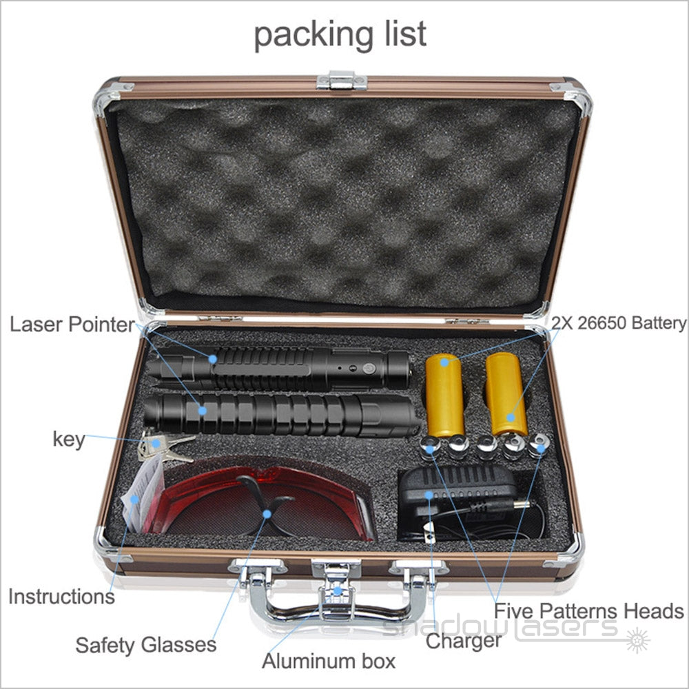 ''Shadowlasers "CX7 488nm Cyan Laser Pointer 200mw