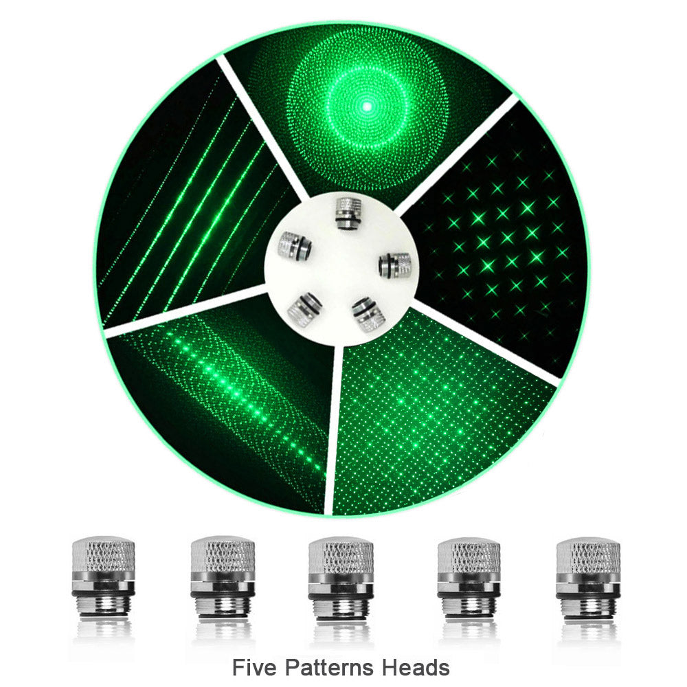 Sanwu Lasers Five Metal Star Caps For Laser Pointer Effects