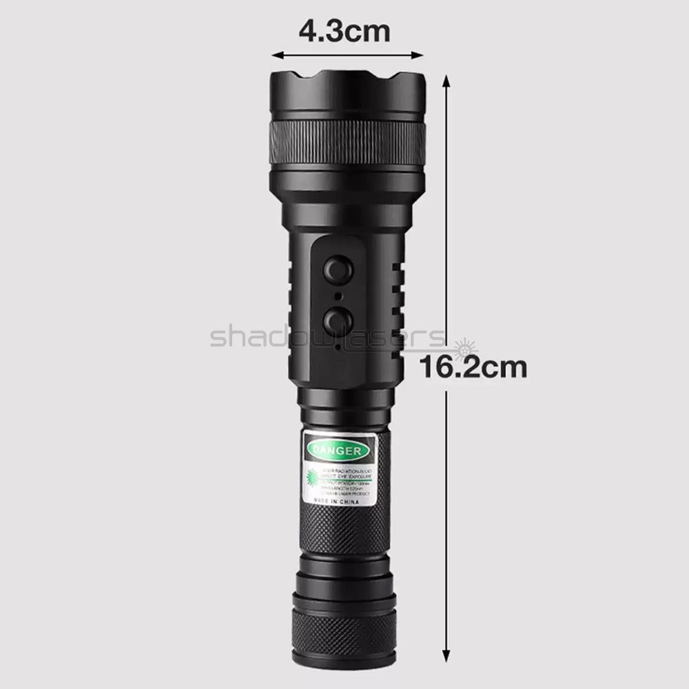 ''Shadowlasers "H4 Blue/Green Laser Pointer Flashlight