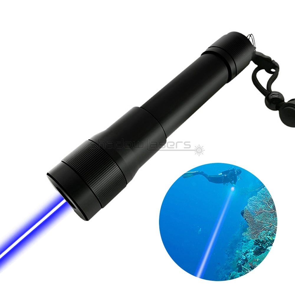 ''Shadowlasers "BH5 450nm Waterproof Blue Laser Pointer Burning