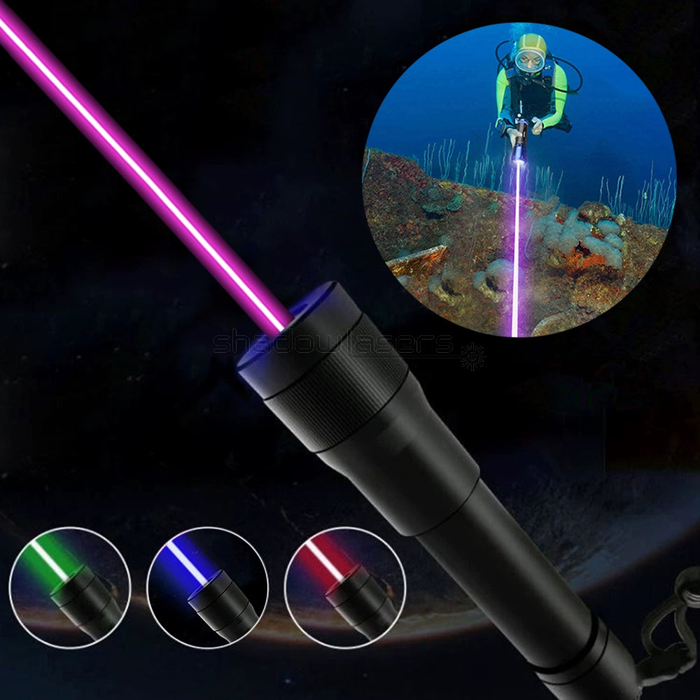 ''Shadowlasers "PH5 405nm Waterproof Purple Laser Pointer
