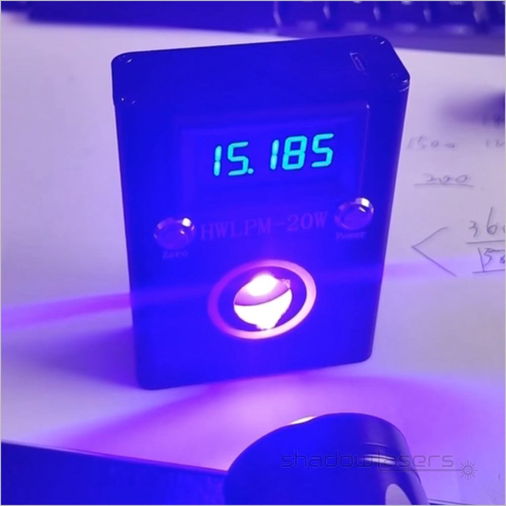 ''Shadowlasers "BH9 450nm Blue Laser Pointer Burning