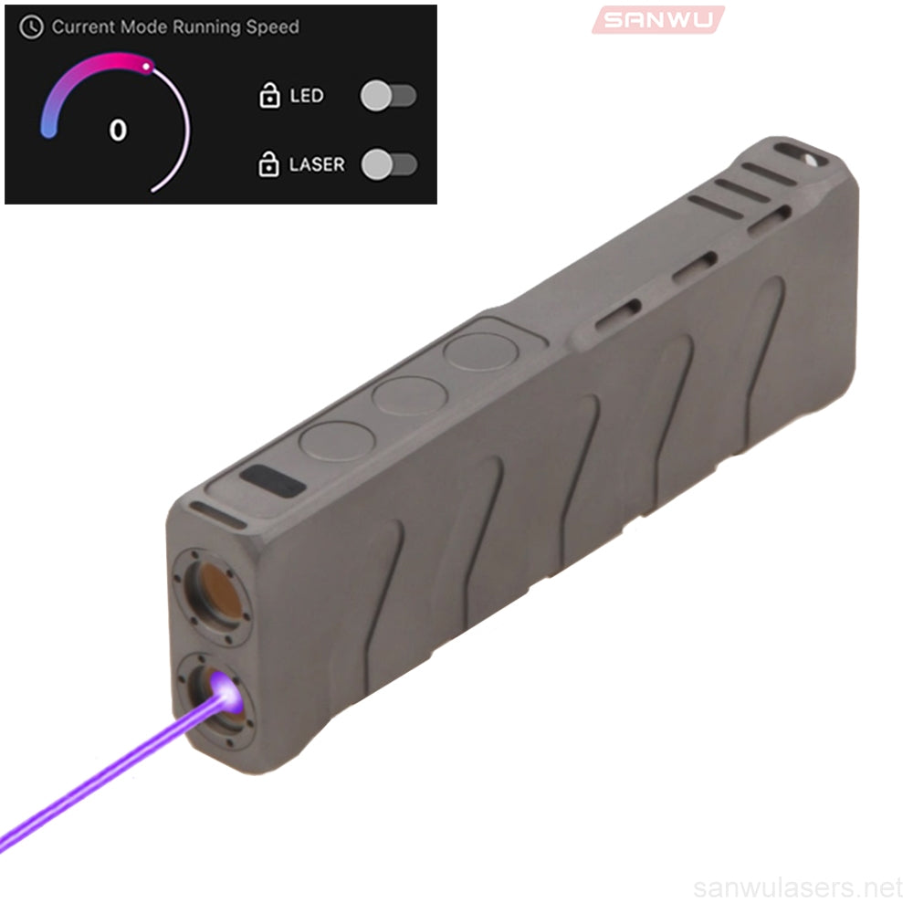 Sanwu Lasers Omen 405nm Purple Laser Pointer 1000mW & APP Bluetooth Function