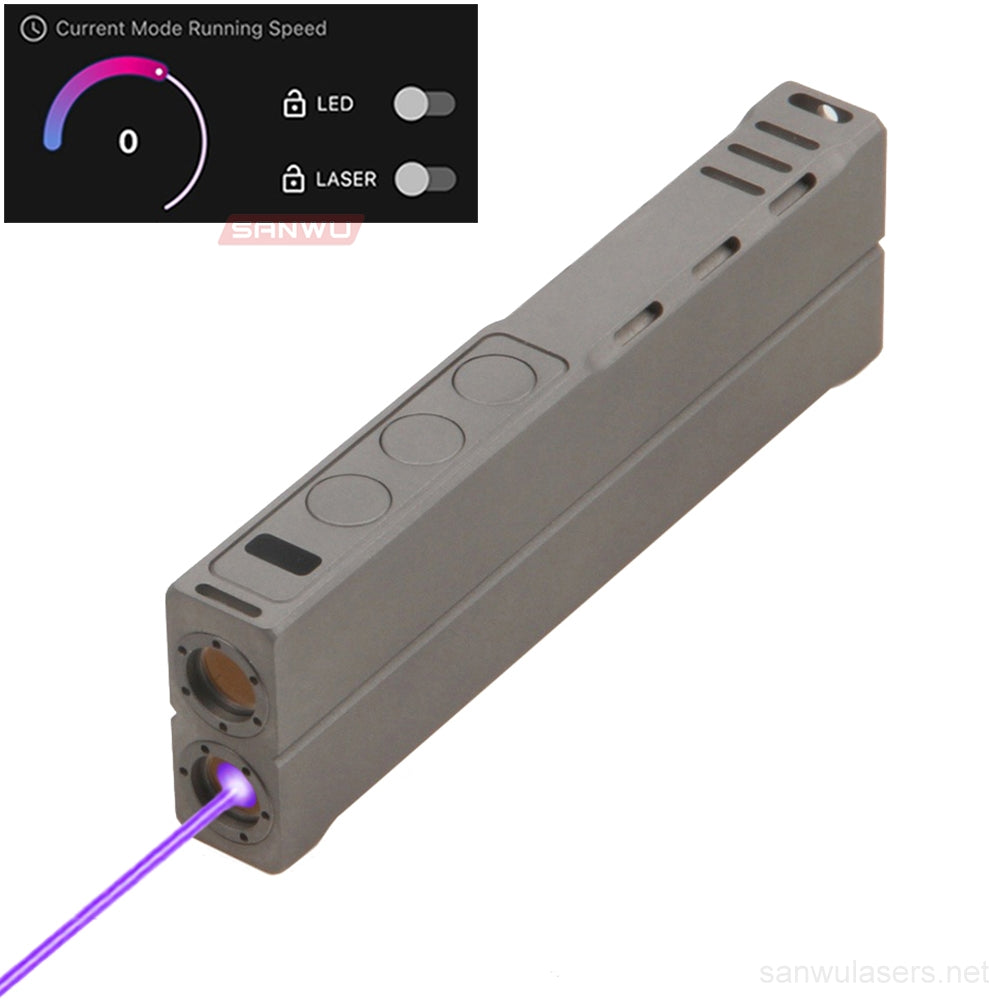 Sanwu Lasers Omen 405nm Purple Laser Pointer 1000mW & APP Bluetooth Function