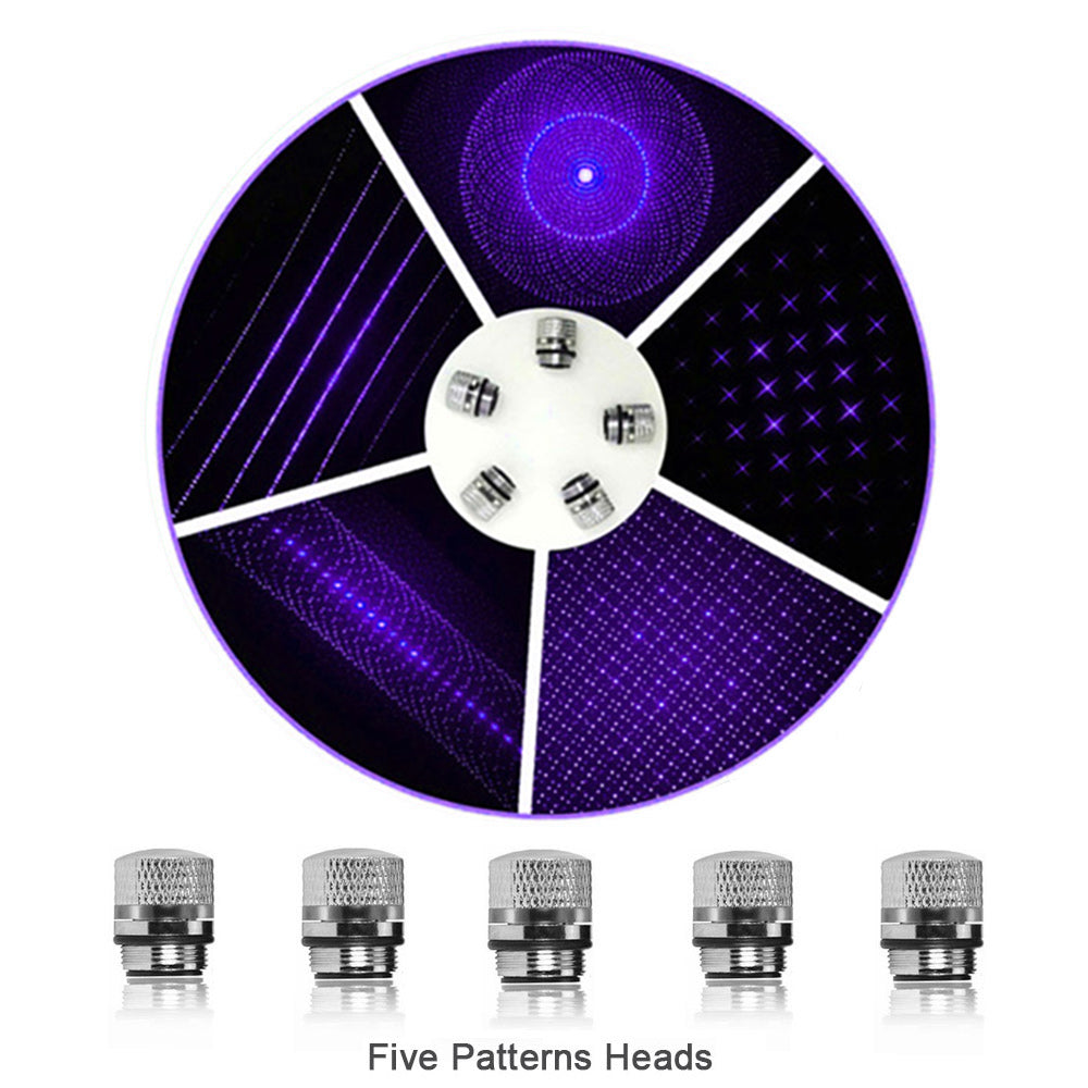 Sanwu Lasers Five Metal Star Caps For Laser Pointer Effects