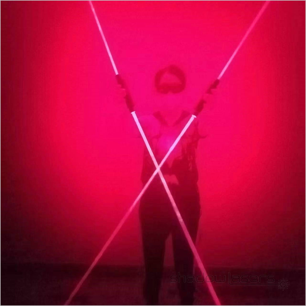 ''Shadowlasers "RQ4 650nm Handheld Double Headed Red Laser Sword 100MW
