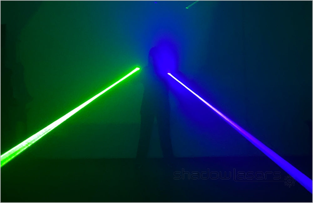 ''Shadowlasers "RQ4 650nm Handheld Double Headed Red Laser Sword 100MW