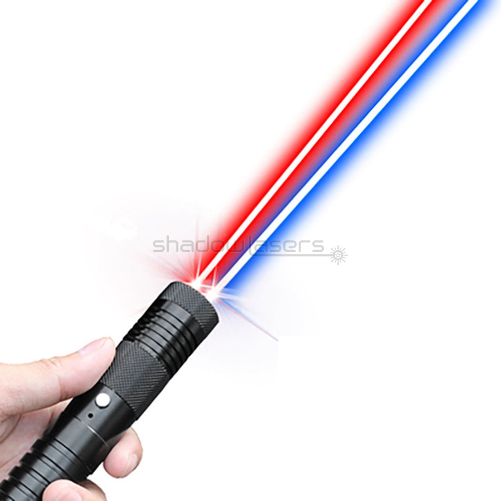 ''Shadowlasers "Q5 Two Colors Green & Blue & Red Laser Pointers 100mW