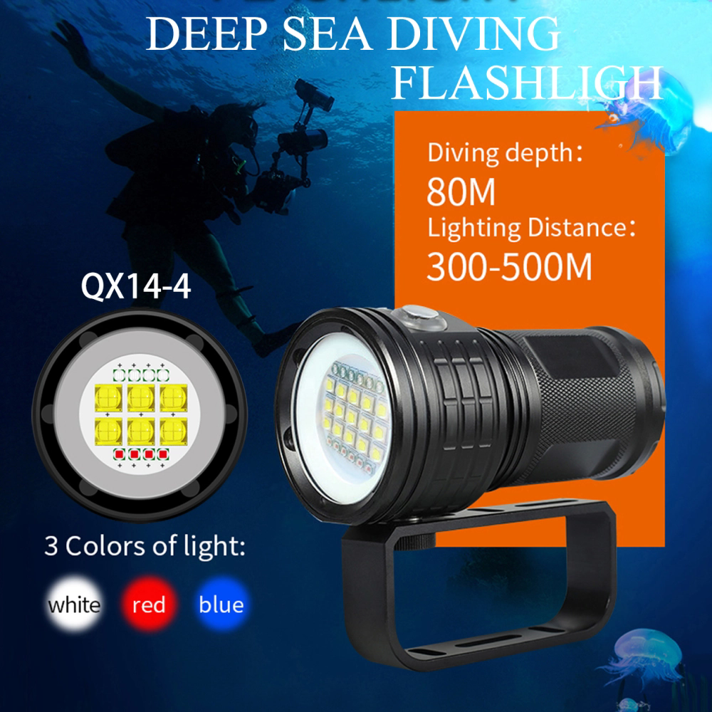 ''Shadowlasers "QX27 300W Photography Fill Light Diving Flashlight