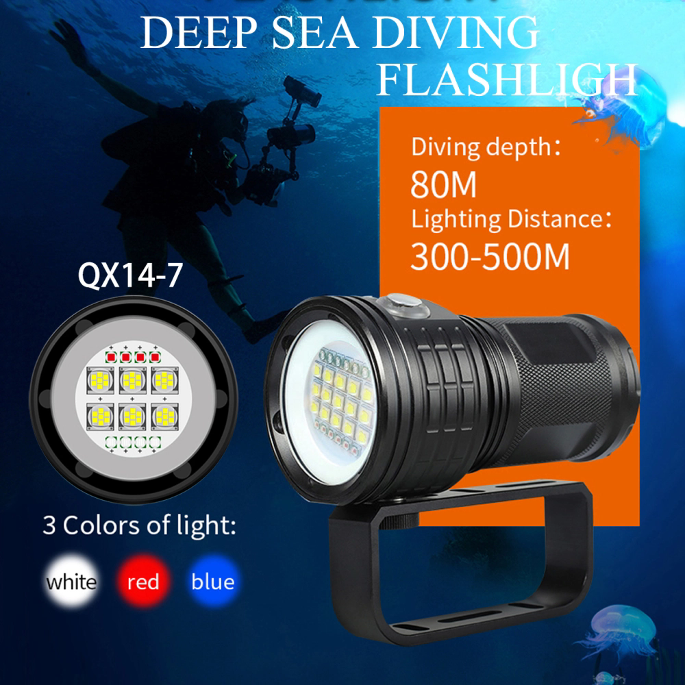 ''Shadowlasers "QX27 300W Photography Fill Light Diving Flashlight