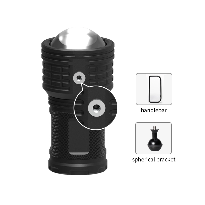 ''Shadowlasers "QX3 80W Photography Fill Light Diving Flashlight