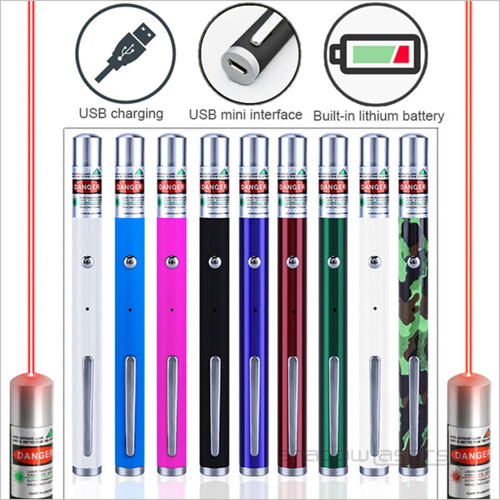 ''Shadowlasers "U9 USB Green/Red Laser Pointer 100MW
