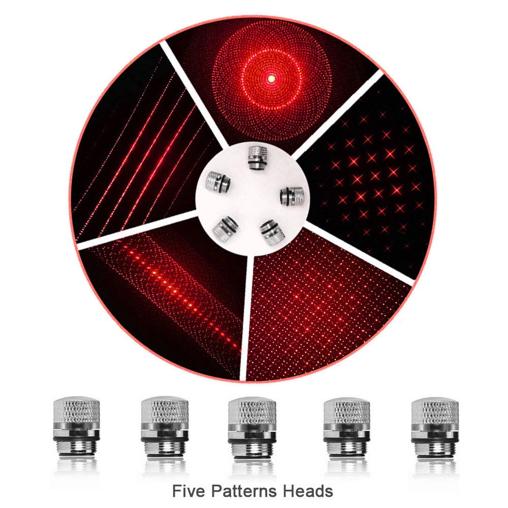Sanwu Lasers Five Metal Star Caps For Laser Pointer Effects