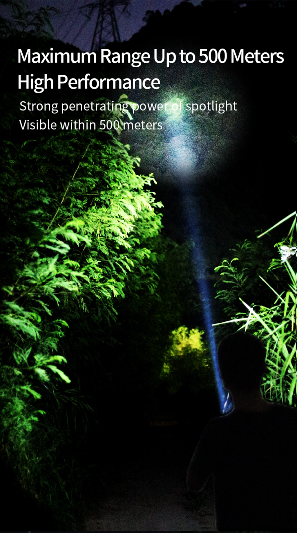 ''Shadowlasers "SF1 10W 4 Colors SST20 LED Flashlight