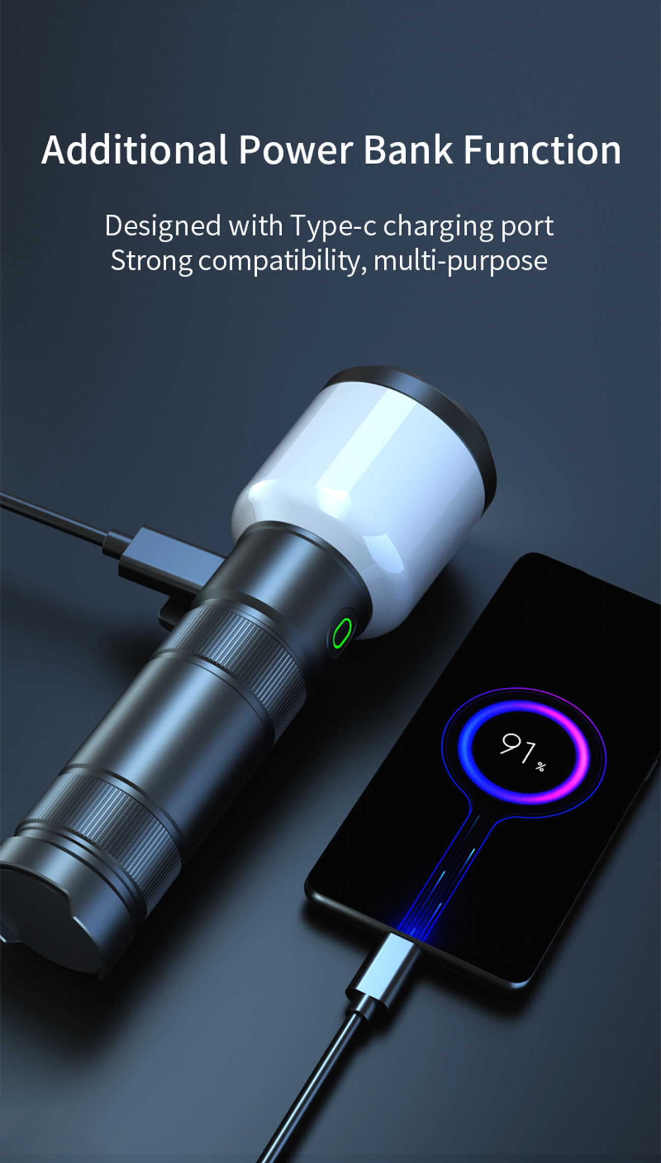 ''Shadowlasers "SF1 10W 4 Colors SST20 LED Flashlight