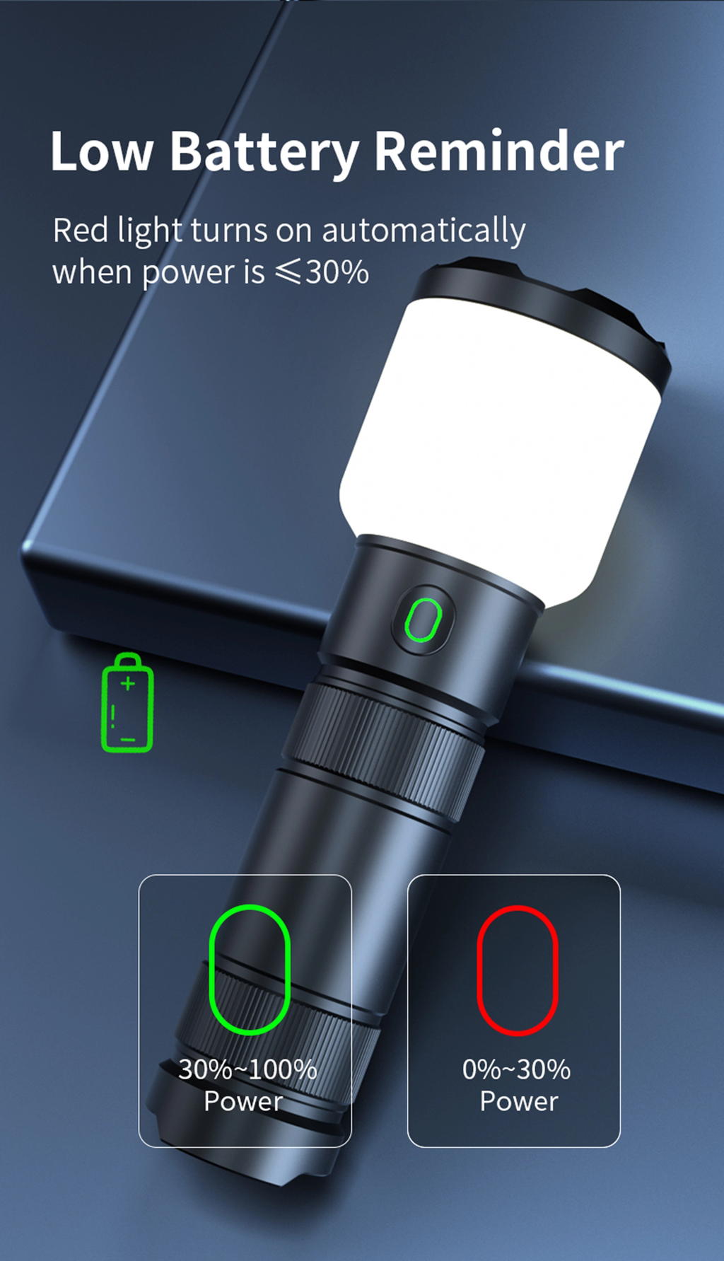 ''Shadowlasers "SF1 10W 4 Colors SST20 LED Flashlight