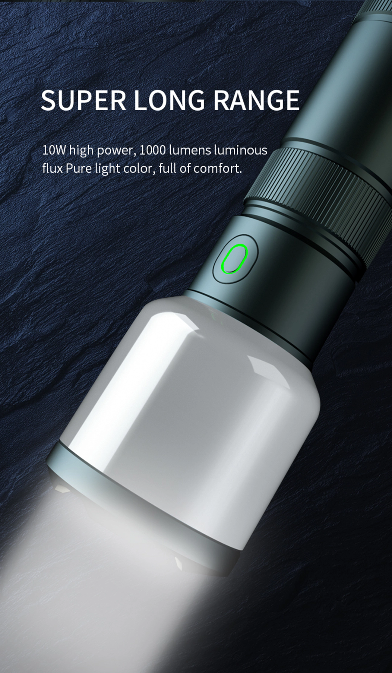 ''Shadowlasers "SF1 10W 4 Colors SST20 LED Flashlight