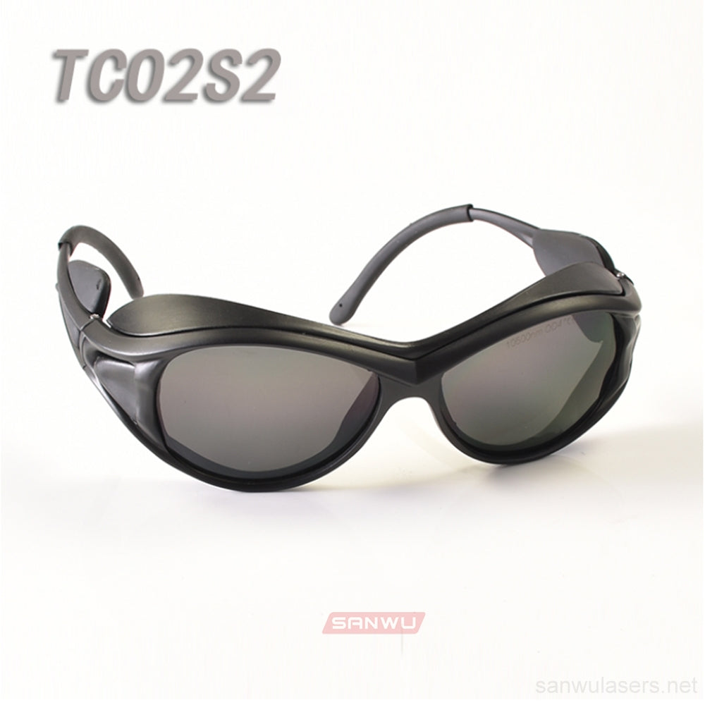 Sanwu Lasers TCO2 Laser Safety Goggles For 5000-11000nm Laser Beam OD4+ CE VLT>20%