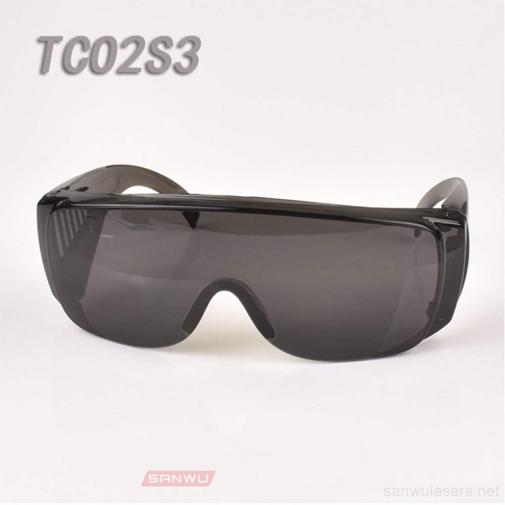 Sanwu Lasers TCO2 Laser Safety Goggles For 5000-11000nm Laser Beam OD4+ CE VLT>20%