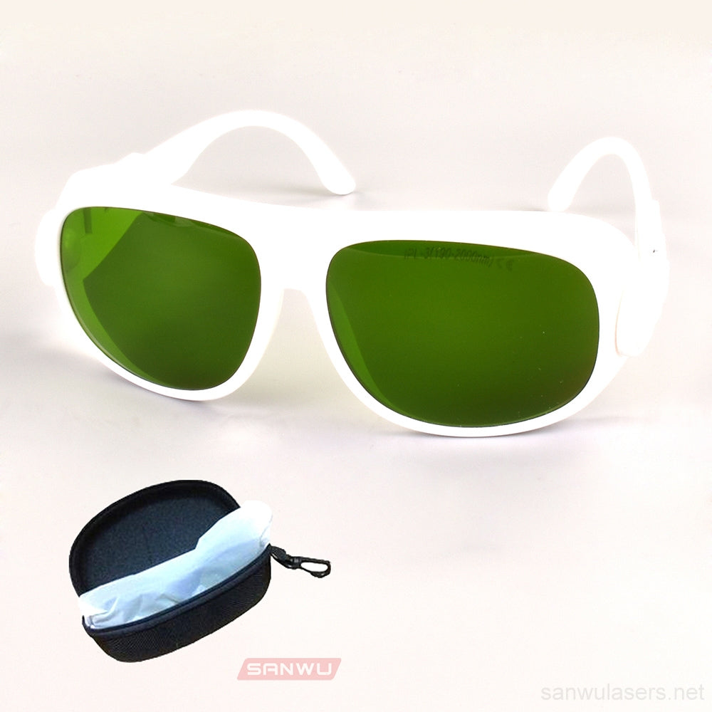 Sanwu Lasers T-IPL Laser Safety Goggles For 190-2000nm Laser Pointer OD4+ CE VLT>30%