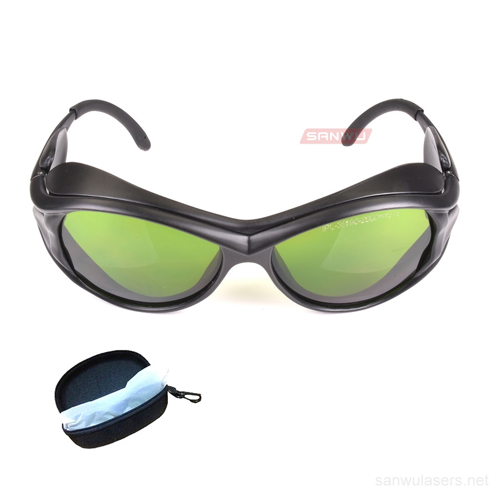 Sanwu Lasers T-IPL Laser Safety Goggles For 190-2000nm Laser Pointer OD4+ CE VLT>30%