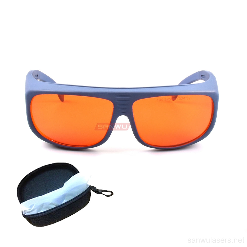 Sanwu Lasers T1 Laser Safety Goggles For 190-550nm Laser Pointer OD4+ CE VLT>30%