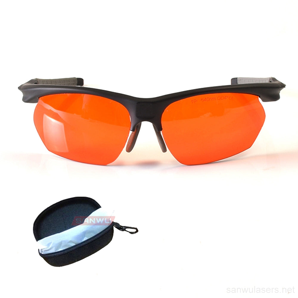Sanwu Lasers T1 Laser Safety Goggles For 190-550nm Laser Pointer OD4+ CE VLT>30%