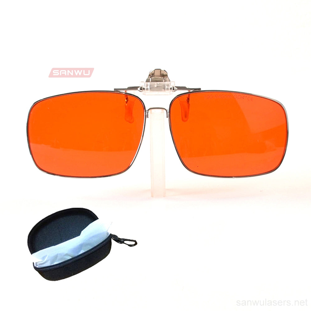 Sanwu Lasers T1 Laser Safety Goggles For 190-550nm Laser Pointer OD4+ CE VLT>30%
