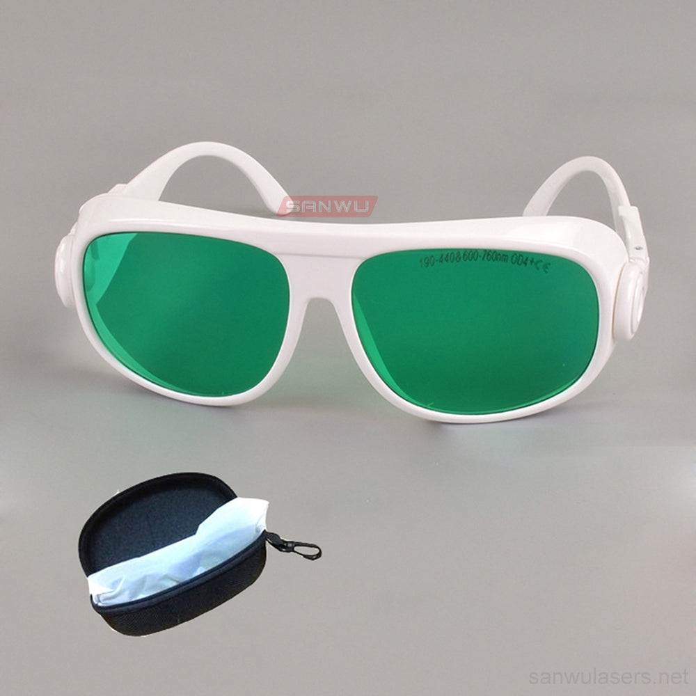 Sanwu Lasers T2 Laser Safety Goggles For 190-440 & 600-760nm Laser Pointer OD4+ CE VLT>30%