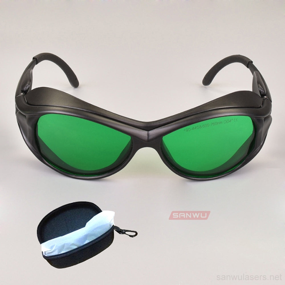 Sanwu Lasers T2 Laser Safety Goggles For 190-440 & 600-760nm Laser Pointer OD4+ CE VLT>30%