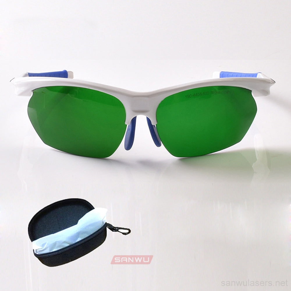 Sanwu Lasers T2 Laser Safety Goggles For 190-440 & 600-760nm Laser Pointer OD4+ CE VLT>30%
