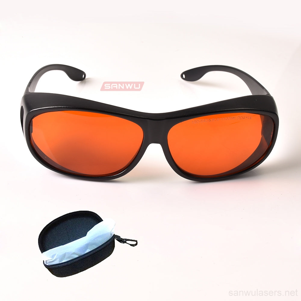 Sanwu Lasers T3G Laser Safety Goggles For 190-550 & 800-1100nm Laser Pointer OD4+ CE VLT>30%