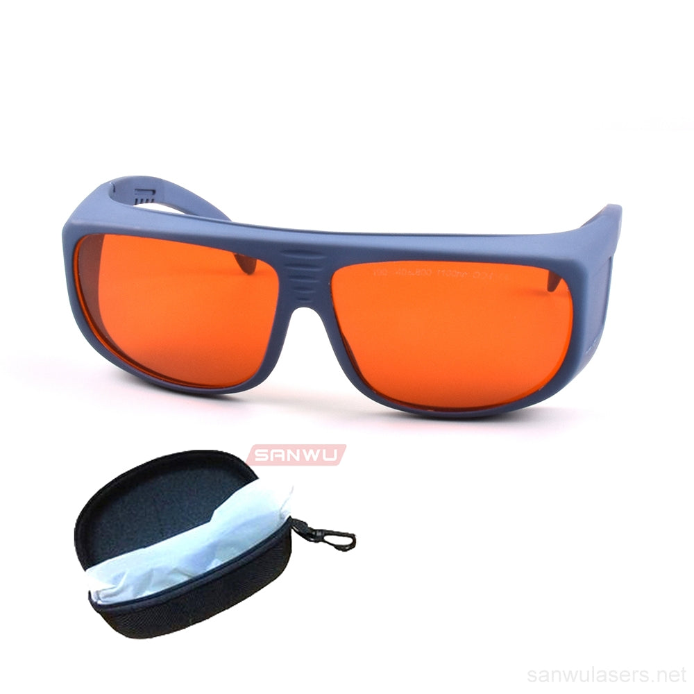 Sanwu Lasers T3G Laser Safety Goggles For 190-550 & 800-1100nm Laser Pointer OD4+ CE VLT>30%