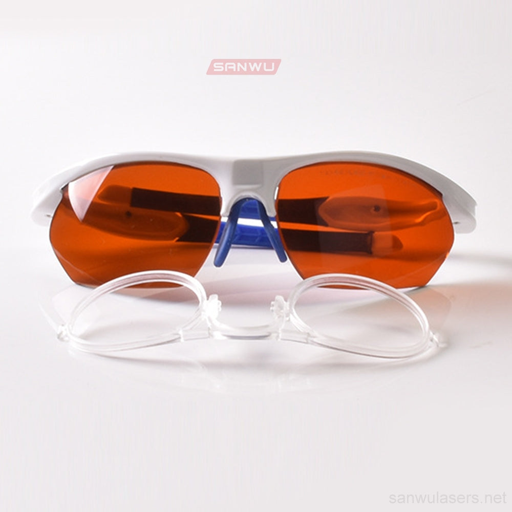 Sanwu Lasers T3G Laser Safety Goggles For 190-550 & 800-1100nm Laser Pointer OD4+ CE VLT>30%