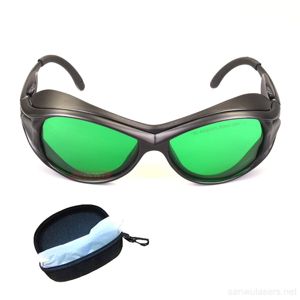 Sanwu Lasers T3R Laser Safety Goggles For 580-760 & 800-1100nm Laser Pointer OD4+ CE VLT>40%