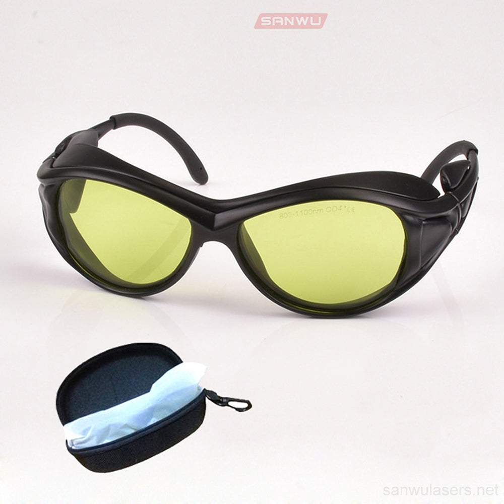 Sanwu Lasers T3 Laser Safety Goggles For 190-450 & 800-1100nm Laser Pointer OD4+ CE VLT>60%