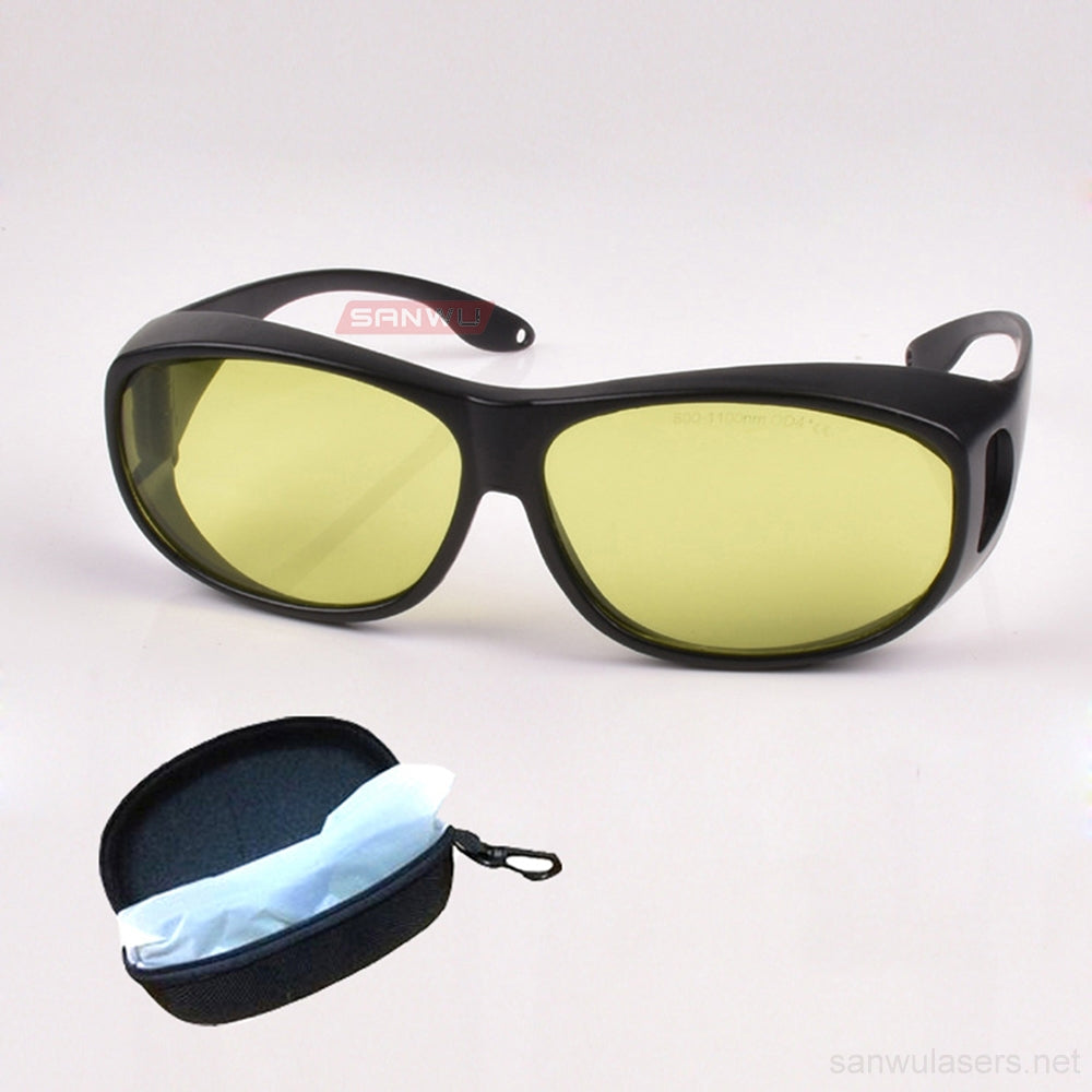 Sanwu Lasers T3 Laser Safety Goggles For 190-450 & 800-1100nm Laser Pointer OD4+ CE VLT>60%