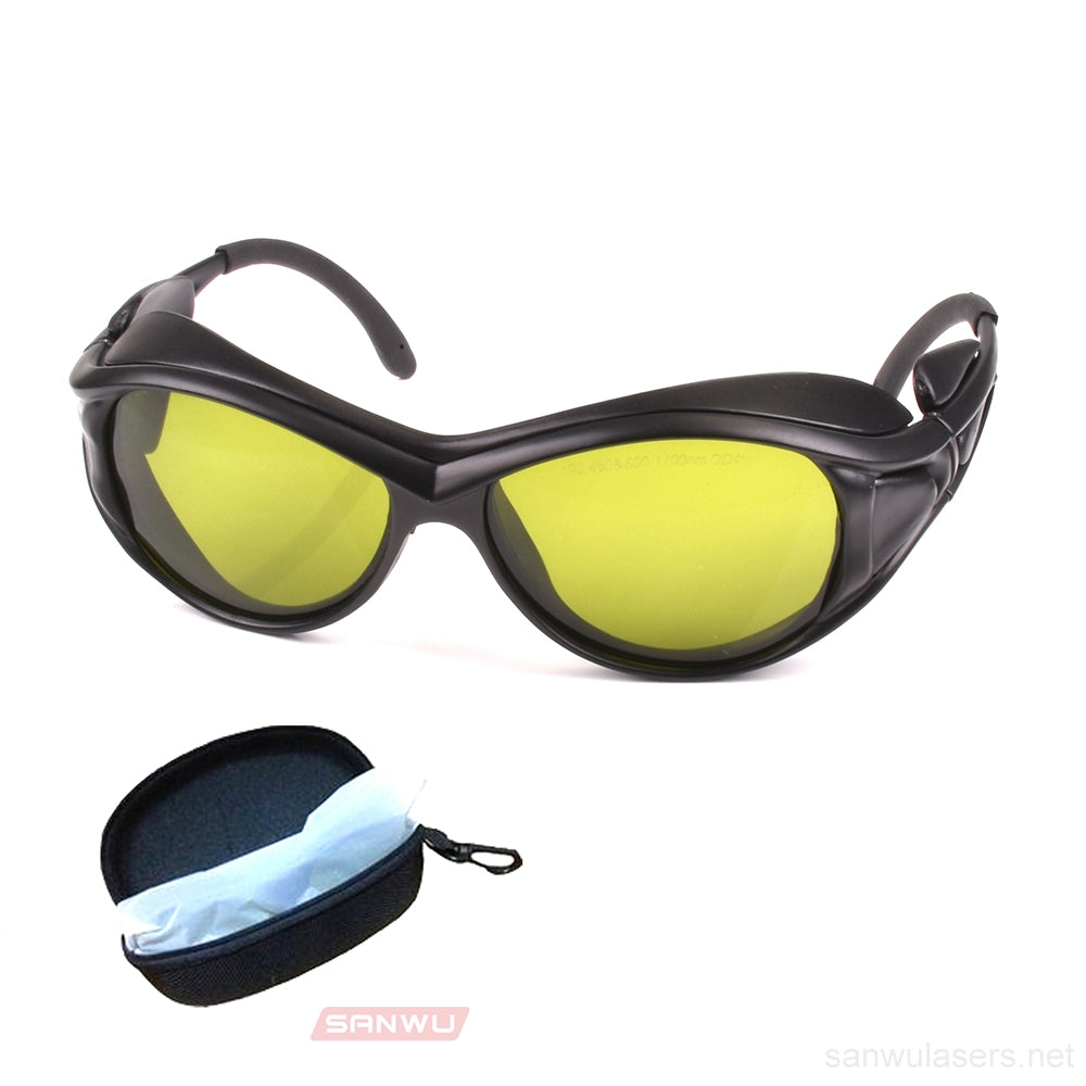 Sanwu Lasers T4 Laser Safety Goggles For 190-450 & 800-1700nm Laser Pointer OD4+ CE VLT>35%
