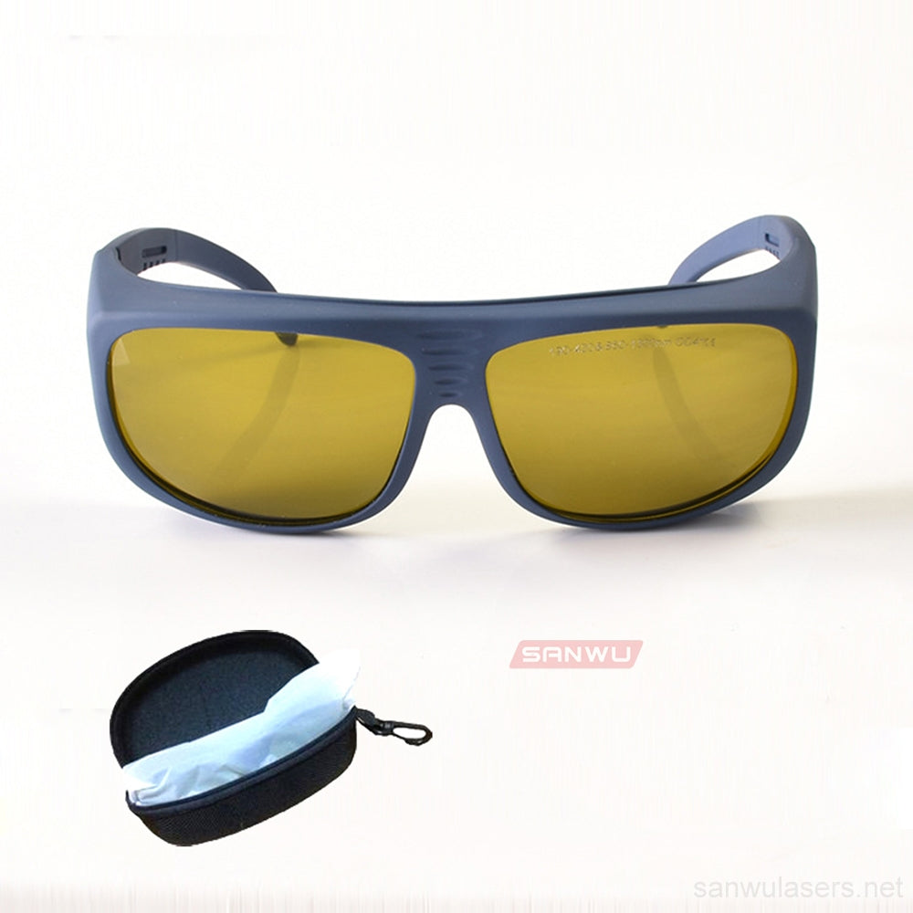 Sanwu Lasers T5 Laser Safety Goggles For 190-420 & 850-1300nm Laser Pointer OD4+ CE VLT>28%