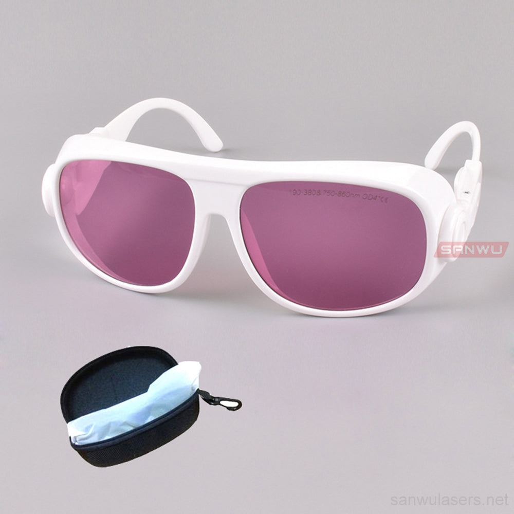 Sanwu Lasers T6 Laser Safety Goggles For 190-380 & 750-860nm Laser Pointer OD4+ CE VLT>60%