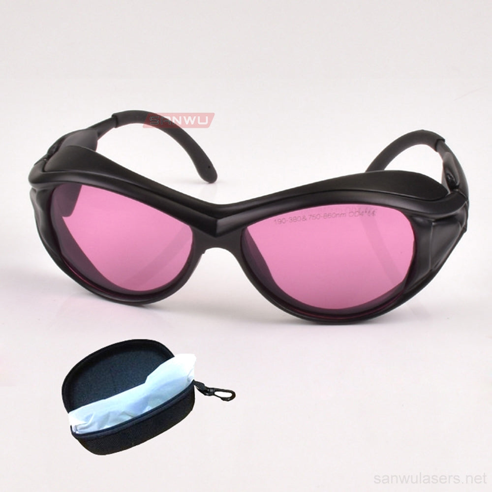 Sanwu Lasers T6 Laser Safety Goggles For 190-380 & 750-860nm Laser Pointer OD4+ CE VLT>60%