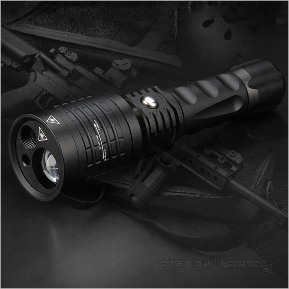 ''Shadowlasers " U8 3 In 1 Red & Green Laser Flashlight 10W T6