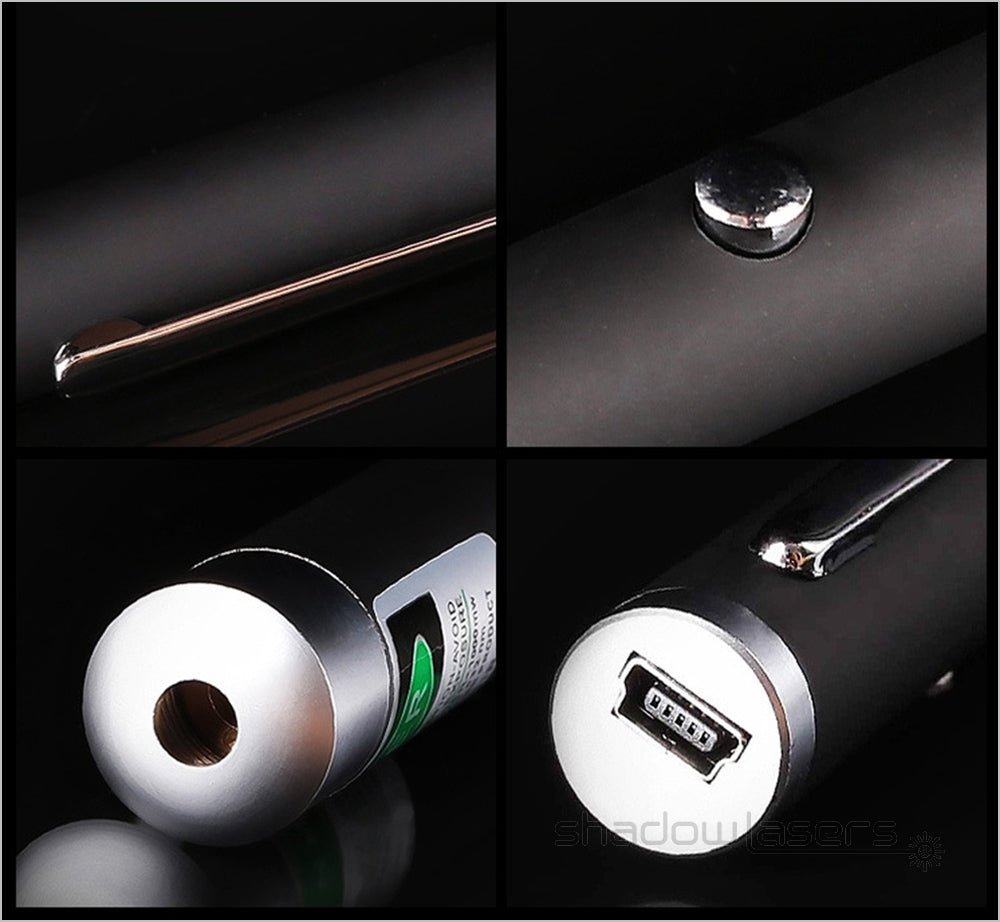''Shadowlasers "U9 USB Green/Red Laser Pointer 100MW