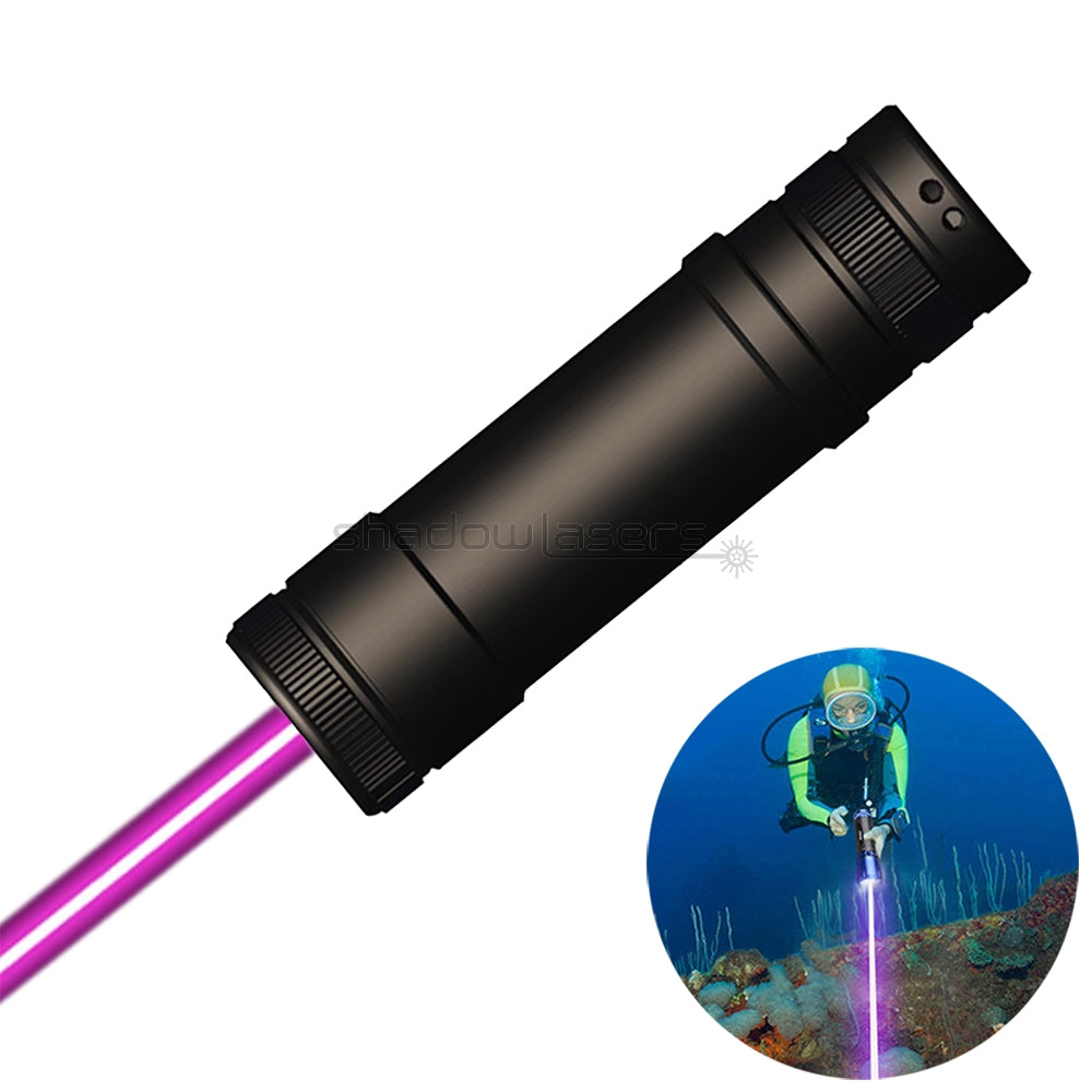''Shadowlasers "D9 Green/Blue/Red/Purple Laser Pointer Waterproof