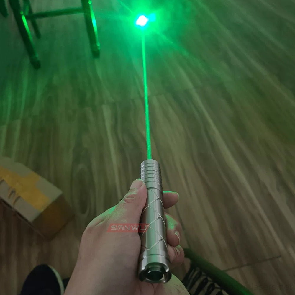 Sanwu Lasers Challenger II Series 525nm BURNING Green Laser Pointer 1.2W, 1.8W