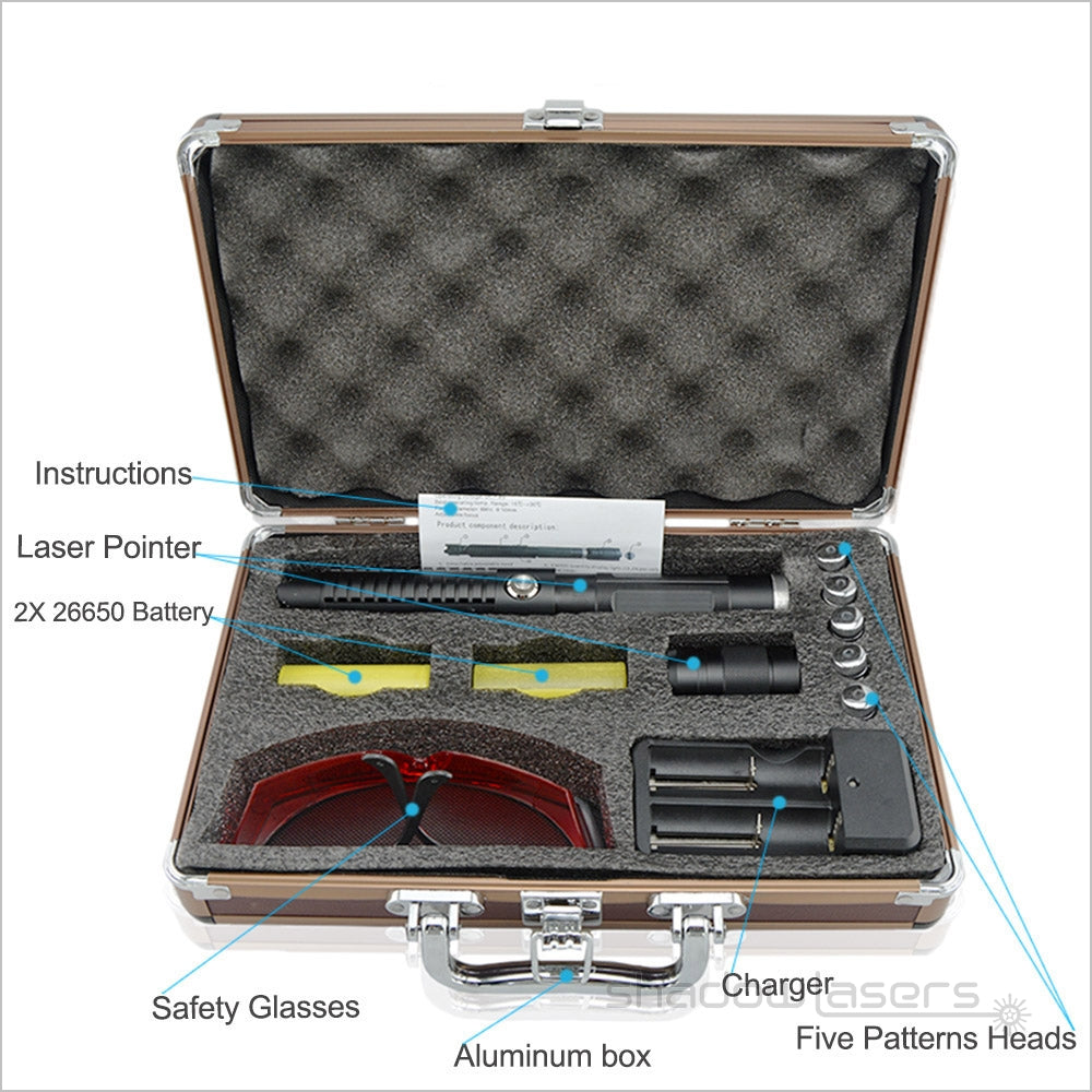 ''Shadowlasers "BX8 450nm Blue Laser Pointer Burning