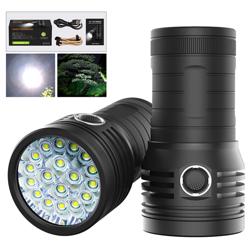 ''Shadowlasers "XF 3T6-18T6 Tactical Flashlight 3 Switch Modes