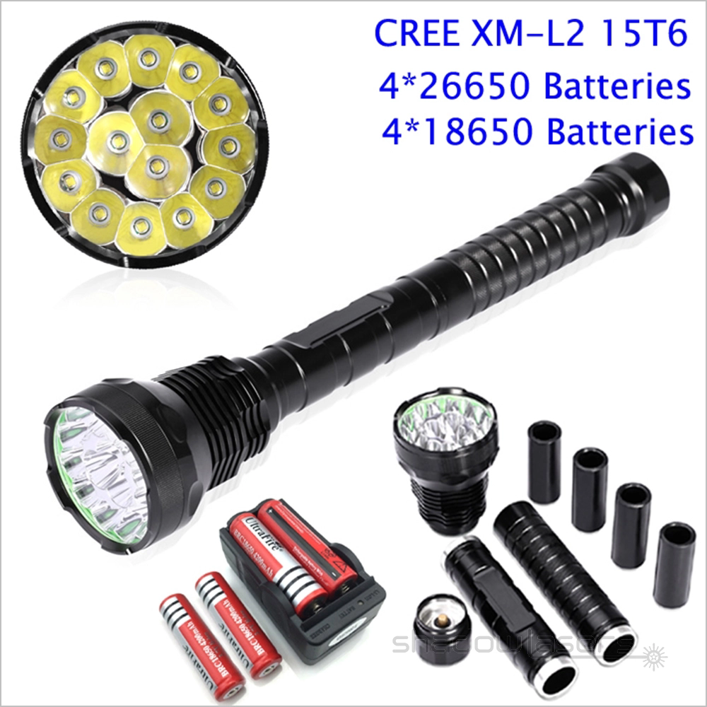 ''Shadowlasers "CREE XM-L2 15T6-28T6 LED FLASHLIGHT